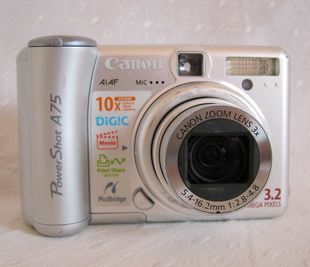 回顧經典 正品Canon PowerShot A75 CCD數碼相機，效果出眾，贈送1G卡
